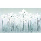 F023 moderne eenvoudige lotus achtergrond inkt schilderij tv achtergrond muur decoratieve muurschildering