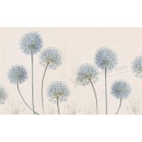 F027 paardebloem achtergrond decoratief schilderen kunst aan de muur afdrukken