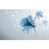 F028 farfalla sfondo decorativo pittura wall art printing