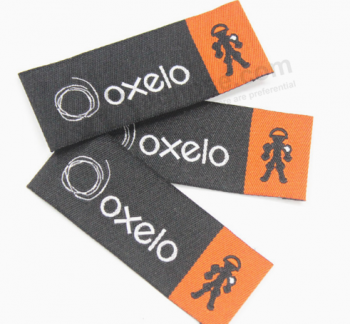 Clothing woven brand label printed garment print label