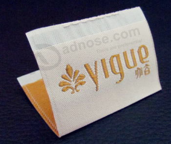 High density woven label polyester underwear labels