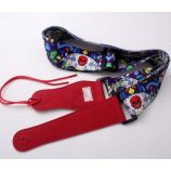Folk Style Custom Cartoon Vintage Polyester Ukulele Guitar Strap