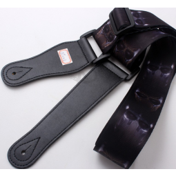 Barato personalizado diy clássico preto ajustável guitarra neck strap
