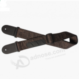 Linen Guitar Strap with Pick Holder for Bass Guitar