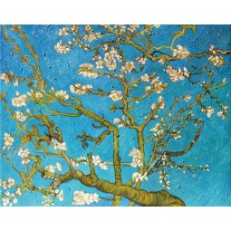 C042 Van Gogh Mandel Baum Ölgemälde Hintergrund Wand dekoratives Wandbild