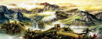C120 The Great Wall Landscape Painting Oil Painting Background Wall Decorative Mural