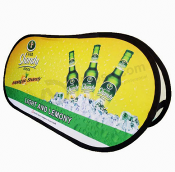 Commercial brand popularize horizontal pop up A frame with high quality and any size