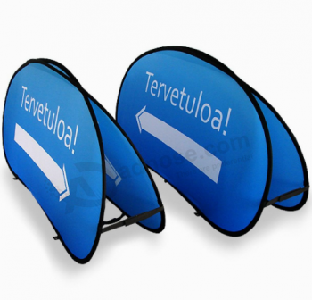 Vertical custom pop up A frame free standing advertising banner with high quality and any size
