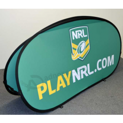 A-Frame Bean Shape Flag Outdoor Advertising Pop Up Banner with high quality and any size