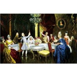 C122 pittura decorativa domestica del partito della raccolta della corte classica della corte