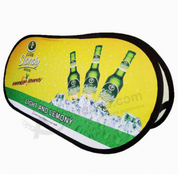 Polyester Pop Up A Frame Display Banner Outdoor Advertising with high quality and any size