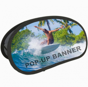 China supplier custom printing pop out display banner with high quality and any size