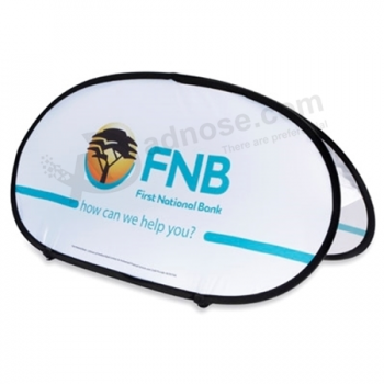 Double sides printing A frame pop up banner for outdoor display with high quality and any size