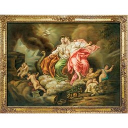 C580 160x118cm figura europeia pintura a óleo da arte da parede decoração de impressão