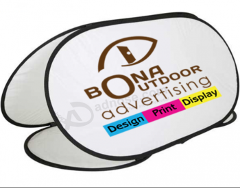 Hot Sale Custom Polyester A Frame Pop Out Banner For Commercial with high quality and any size