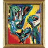 C607 93x112cm abstract olieverfschilderij voor wanddecoratie