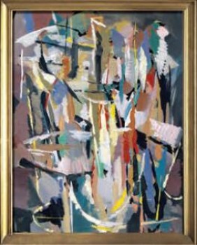 C630 96x125cm abstracte olieverf canvas kunst bedrukken