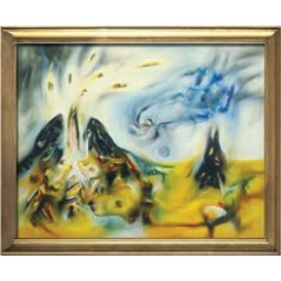 O620 95x74cm peinture abstraite salon chambre et bureau peinture décorative