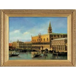 W586 120x90 cm wasser stadt landschaft ölgemälde wohnzimmer schlafzimmer und büro dekorative malerei