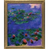 W597 63x78cm peinture à l'huile de lotus salon chambre à coucher et bureau peinture décorative