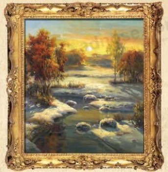 Y579 139x157cm paysage peinture à l'huile de salon chambre et bureau peinture décorative