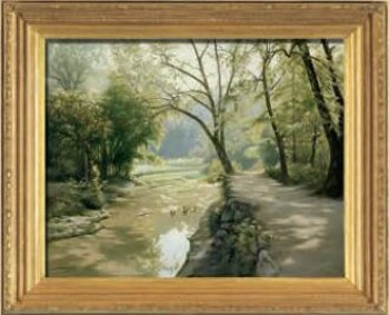 Y633 200x160cm paysage de forêt peinture peinture à l'huile salon chambre et bureau peinture décorative