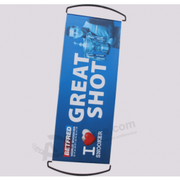 Best selling fabric handheld roll up banner manufacturer with high quality and any size