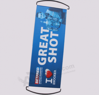 Best selling fabric handheld roll up banner manufacturer with high quality and any size