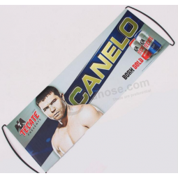 Fashion design custom logo hand held roll up banner with high quality and any size