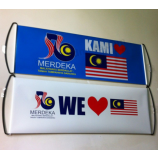 Mini-pet-roll-up pull-up hand intrekbare banner