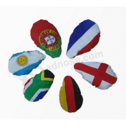 World cup car rear view mirror flag for fans cheering