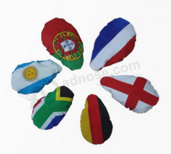 World cup car rear view mirror flag for fans cheering