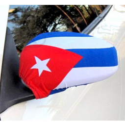 Goede kwaliteit custom auto zijspiegel sok cover vlag voor nationale dag