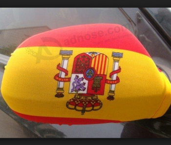 China Lieferanten Spanien Auto Spiegel Abdeckung Flagge Großhandel