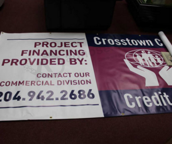 Trade show advertising 18 ounce PVC vinyl banner