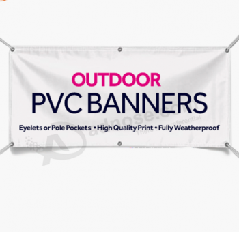 Impressão personalizada banner de tecido de poliéster de publicidade ao ar livre