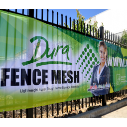 Waterproof large format size mesh banner for advertising