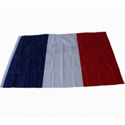 Alta calidad poliéster francia bandera nacional al por mayor