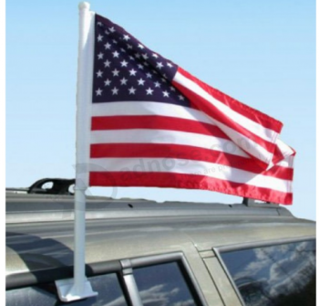 在美国汽车旗子的美国美国窗口夹子