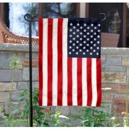 Doppelseitige kundenspezifische amerikanische Gartenflagge