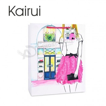 Kairui 2019 Fashion Creative New Design Custom Recycle High Quality wholesale Wedding Gift Paper Bag