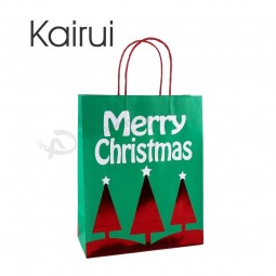 Neue Fabrik, die Weihnachtsdesign-Kunstpapiertüte verkauft
