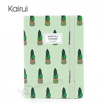 Popular diary plain creative exercise cactus notebook with your logo