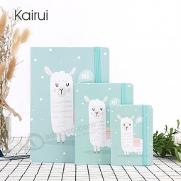 Cartoon animal colorful writing korean eco school notebook with your logo
