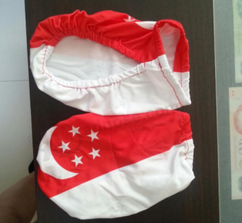 Polyester printed car wing mirror flag fabric side mirror covers with high quality and any size