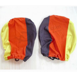 Spandex polyester germany flag euro cup car wing mirror cover with high quality and any size