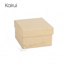 Promotion high quality no printing recyclable packaging paper gift box with your logo