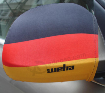 Cheap car window flags national car mirror flag car mirror socks with high quality and any size