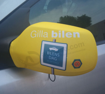 Cheap wholesale custom logo fans car mirror cover with high quality and any size