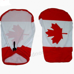 Canada car mirror flag cover, car mirror sock for car decorate with high quality and any size